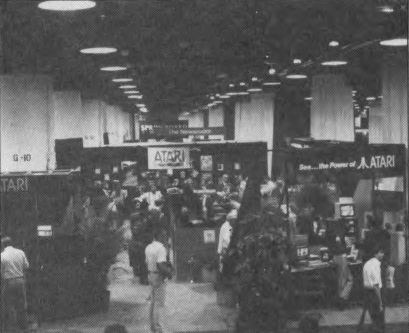 A scene from the June 1986 CES Show in Chicago.