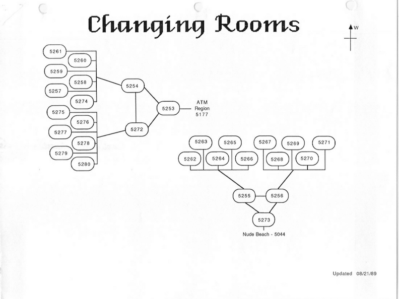 Club Caribe Map - Changing Rooms-1