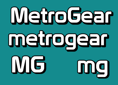 metrogear - prototype
